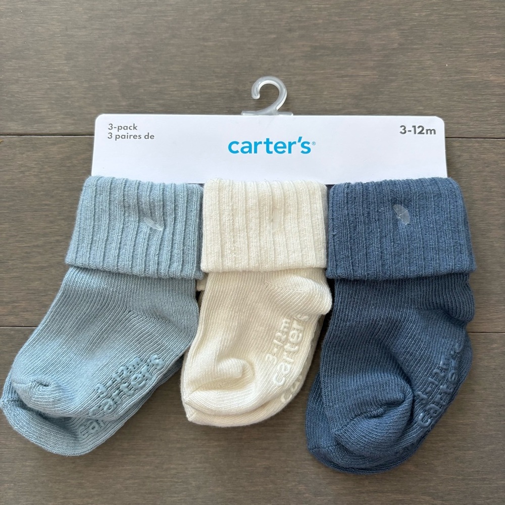 Carter's 3-Pack Socks, 3-12M